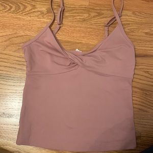 athelta tank dusty pink